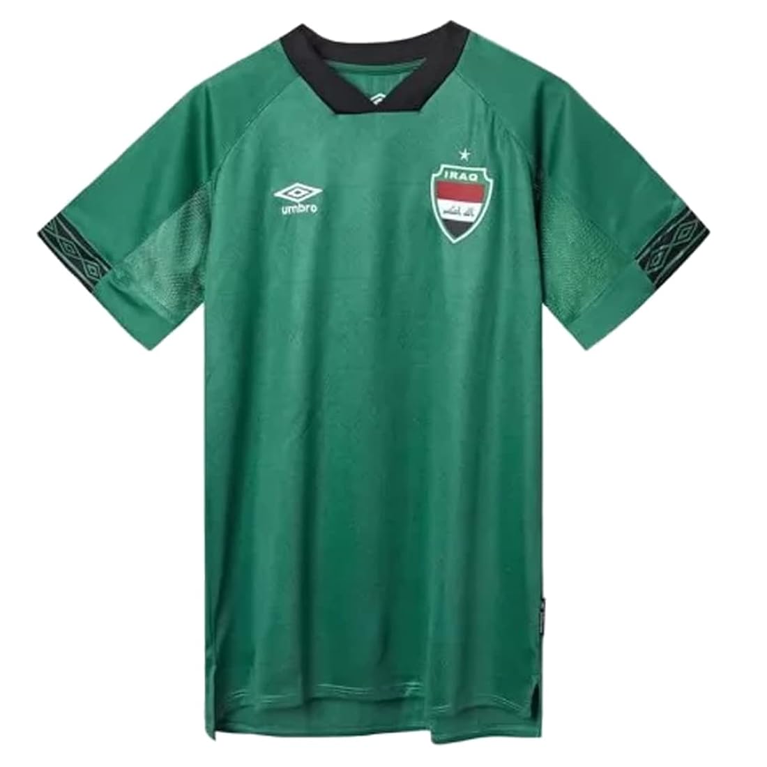 Umbro Men's Iraq Home Soccer Jersey 2021/22, Green, L